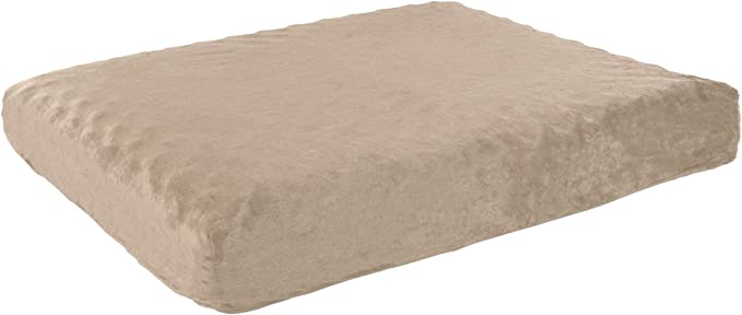Memory Foam– 2-Layer Orthopedic Dog Bed with Machine Washable Cover