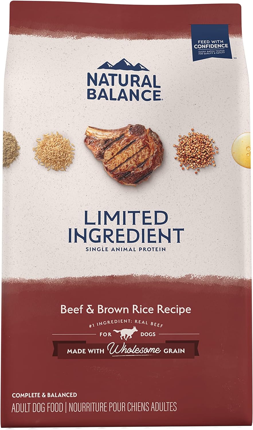 Natural Balance Dry Dog Food with Few Ingredients
