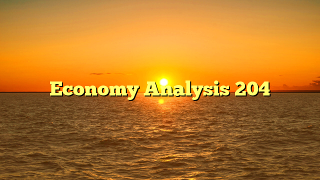 Economy Analysis 204