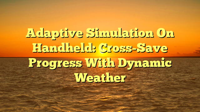 Adaptive Simulation On Handheld: Cross-Save Progress With Dynamic Weather