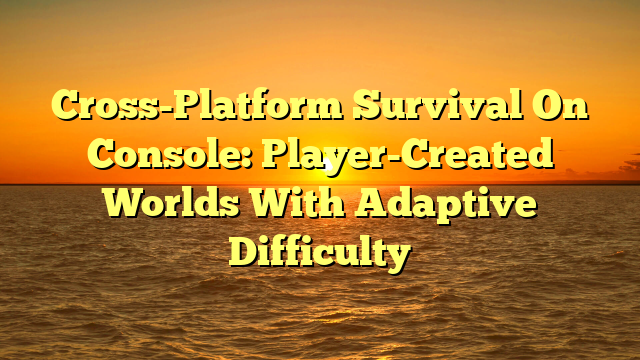 Cross-Platform Survival On Console: Player-Created Worlds With Adaptive Difficulty