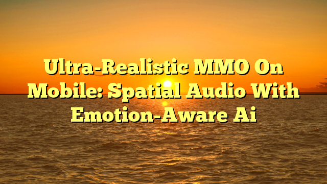 Ultra-Realistic MMO On Mobile: Spatial Audio With Emotion-Aware Ai